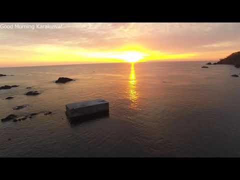 琥珀色の朝陽。紺碧の海。気仙沼の自然景観を見さ来てけらいん！