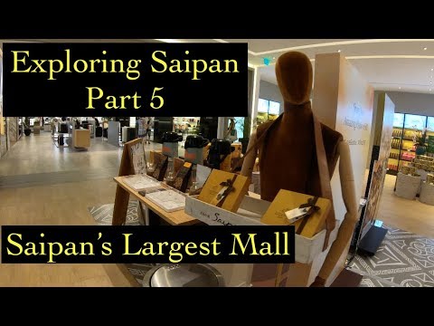 [4K] Explorando SAIPAN (Parte 5) - O maior shopping de Siapan - DFS Galleria SHOPPING MALL