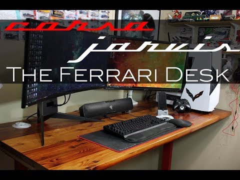 I Built A Ferrari Desk: Ultimate Auto Office part 1