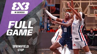France 🇫🇷 vs USA 🇺🇸 | Full Game | FIBA 3x3 Women's Series Springfield Stop 2024