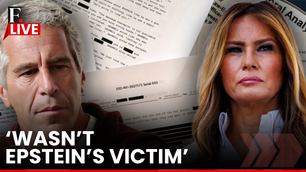 LIVE: Melania Trump Says Never Friends with Epstein in Surprise Announcement | Epstein Files Case