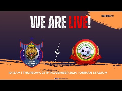 MATCHDAY | SUPREMACY CUP | DINO SC vs REAL SAPPHIRE FC