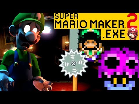 SCARIEST SUPER MARIO MAKER 2 .EXE LEVEL YET - Good and Bad Ending | First Horror Course
