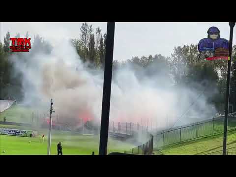 Kibice Sandecji pomimo panujących restrykcji wyjazdowych pojawili się w Sosnowcu 3/10/2020