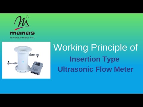 Manas microsystems insertion ultrasonic flow meter, model na...