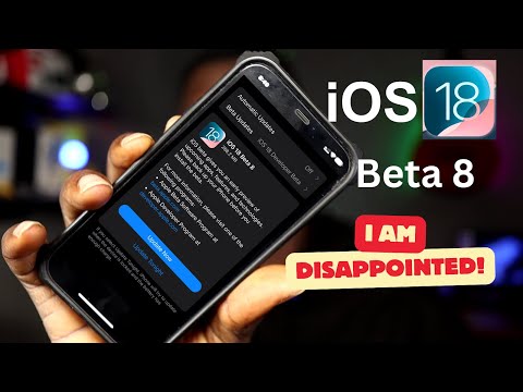 iOS 18 Beta 8 New Features! I Am Disappointed?