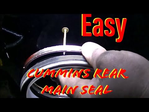 #Cummins rear main seal replacement 6ct 8.3l 6bt 5.9l 4bt 3.9l and more