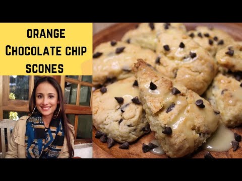 Orange Chocolate Chip Scones by Anupriya Kapoor