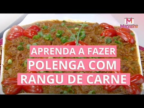 Receita: Como fazer polenta com ragu de carne