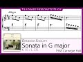 Scarlatti: Sonata in G major, K. 55/L. 335 [Horowitz 1968]
