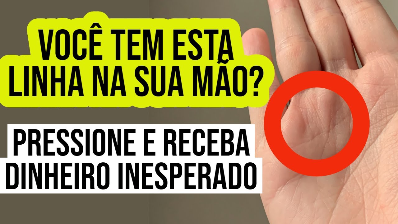 PONTO DA MÃO QUE ATIVA DINHEIRO INESPERADO DA LEI DA ATRAÇÃO