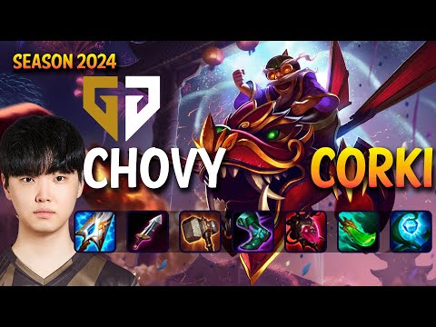 GEN Chovy CORKI vs KARMA Mid - Patch 14.5 KR Ranked CHALLENGER | lolrec