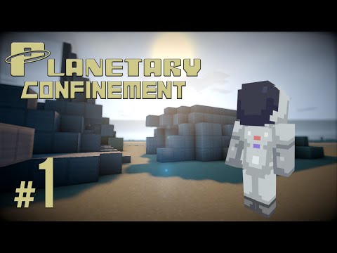 CRASH LANDING - Planetary Confinement Episode 1 (Minecraft 1.8 SciFi Adventure Map)