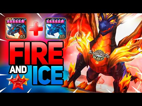 DOUBLE DRAGON. Zaiross and Verad in ONE Team - Summoners War