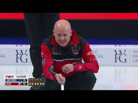 2018 Home Hardware Canada Cup of Curling - Koe vs. Jacobs (Draw 1)