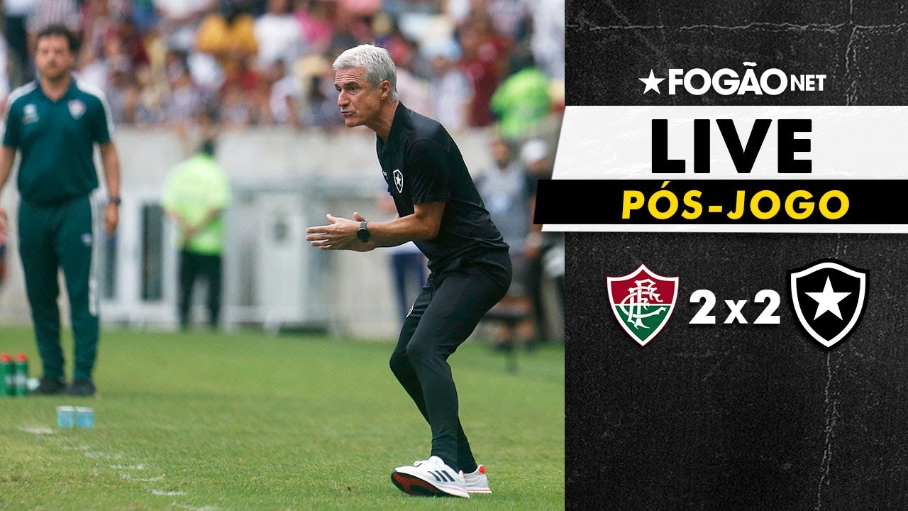 LIVE | Pós-jogo e a repercussão do empate do Botafogo com o Fluminense no Maracanã