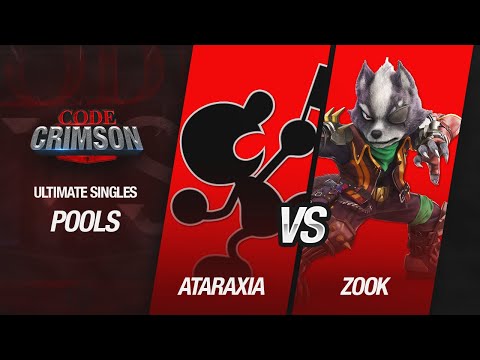 Code Crimson Ultimate Singles Pools - Ataraxia (Mr. Game & Watch) vs. Zook (Wolf)