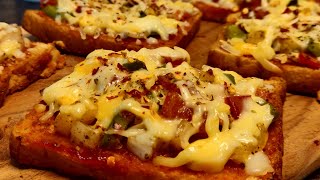 जब  ऐसा ब्रेड  पिज्जा  बच्चे खाएंगे तो Domino's और Pizza Hut जाना भूल जायेंगे | Bread Pizza  Recipe