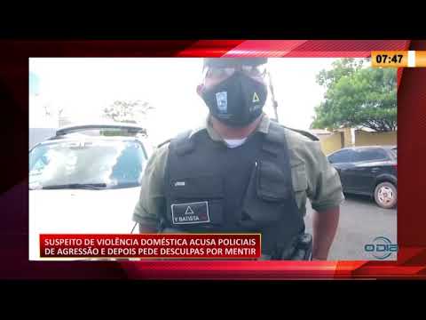 Suspeito de violeÌ‚ncia domeÌstica mente e acusa policiais de agressaÌƒo 22 09 2020