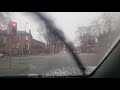 Hailstones Shower In Dublin Ireland