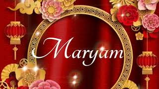 Maryam Name Status  Maryam Name Status For Whatsap