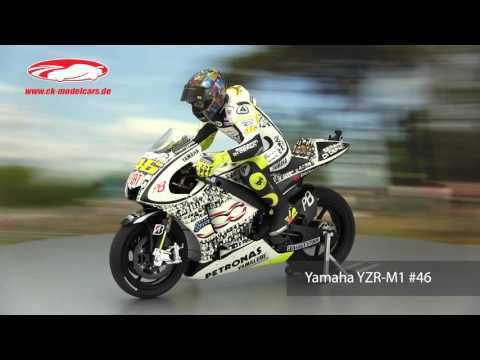 Minichamps 1:12 Yamaha YZR-M1 #46 MotoGP Laguna Seca 2010 Minichamps 1:12 Yamaha YZR-M1 #46 MotoGP Laguna Seca 2010