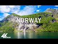 FLYING OVER NORWAY (4K UHD) - RELAXING MUSIC  ..