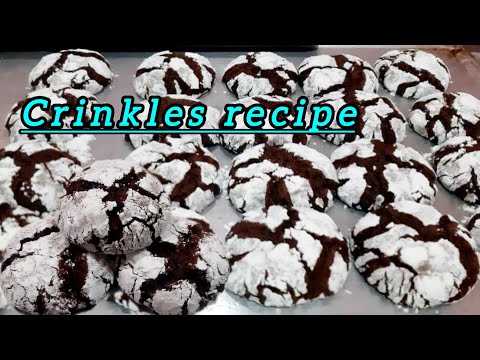 CRINKLES RECIPE 2024.HOW TO MAKE CRINKLES COOKIES,CHOCOLATE CRINKLES RECIPE,