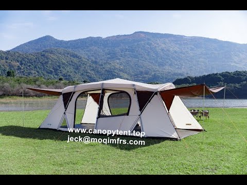 Moqi camping tent: Large space, new design, fast set up