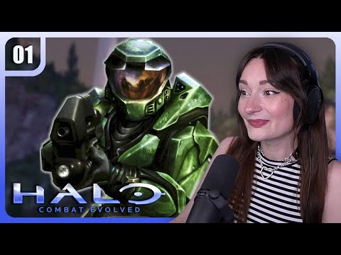 Playing HALO for the FIRST TIME EVER (I LOVE IT!) | Halo: Combat Evolved - Ep.1 | Let's Play