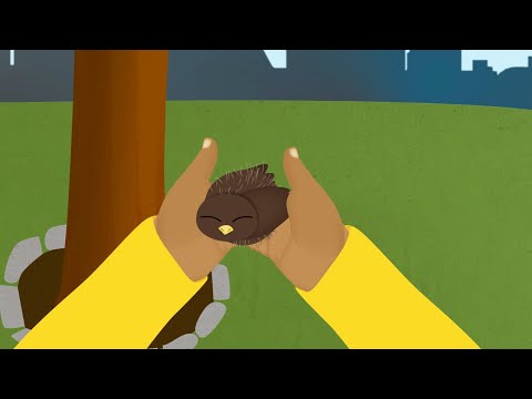 Binti encuentra un pajarito