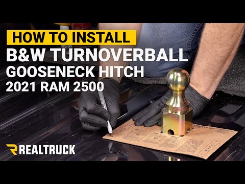 How to Install B&W Turnoverball Gooseneck Hitch on a 2022 Ram 2500 Power Wagon