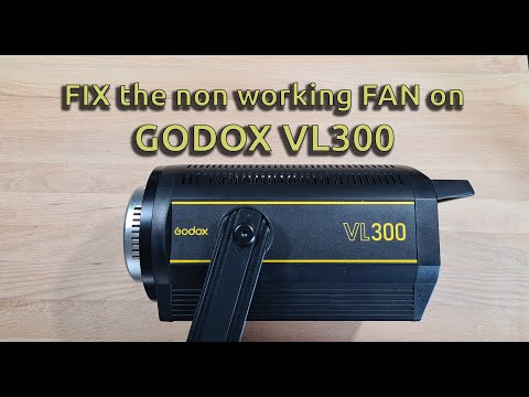 How to FIX the non working FAN on Led Light GODOX VL300