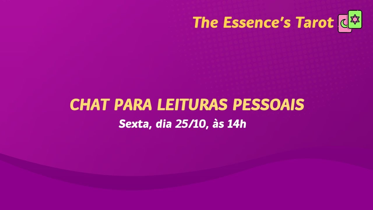 🌞 LIVE PARA  LEITURAS PARTICULARES 🌞 // SEXTA, dia 25/10/2024 às 14h