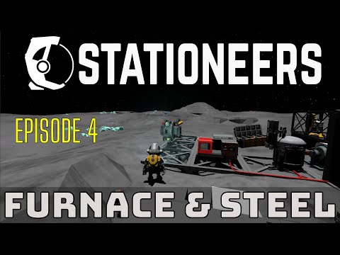 Stationeers 2025 - New Player Tutorial Guide - Episode 4: Furnace & Steel - Moon