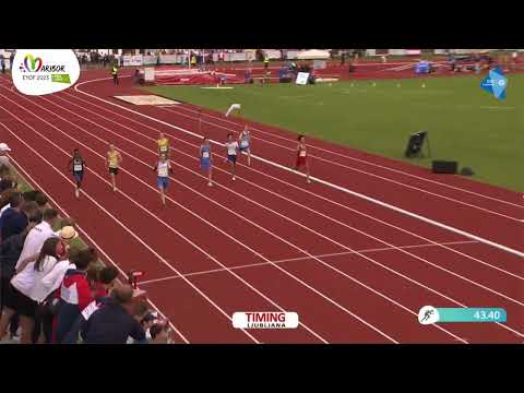 EYOF 2023 Maribor - U18M 400m Final (ITA: Simone Giliberto)