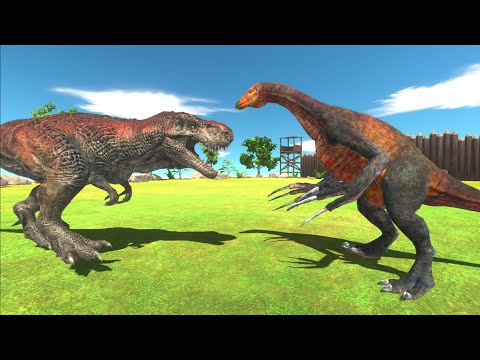 Therizinosaurus VS carnivore Dinosaurs - Animal Revolt Battle Simulator