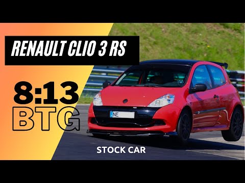 Fast Lap with stock Renault Clio 3 RS Cup - 8:13 BTG Touristenfahrten Nordschleife