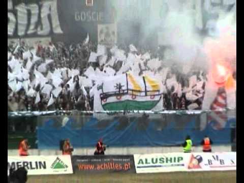 Lechia Gdańsk   Zagłębie Sosnowiec  Bardzo dobra oprawa z Zagłębiem sez 06 07 II liga