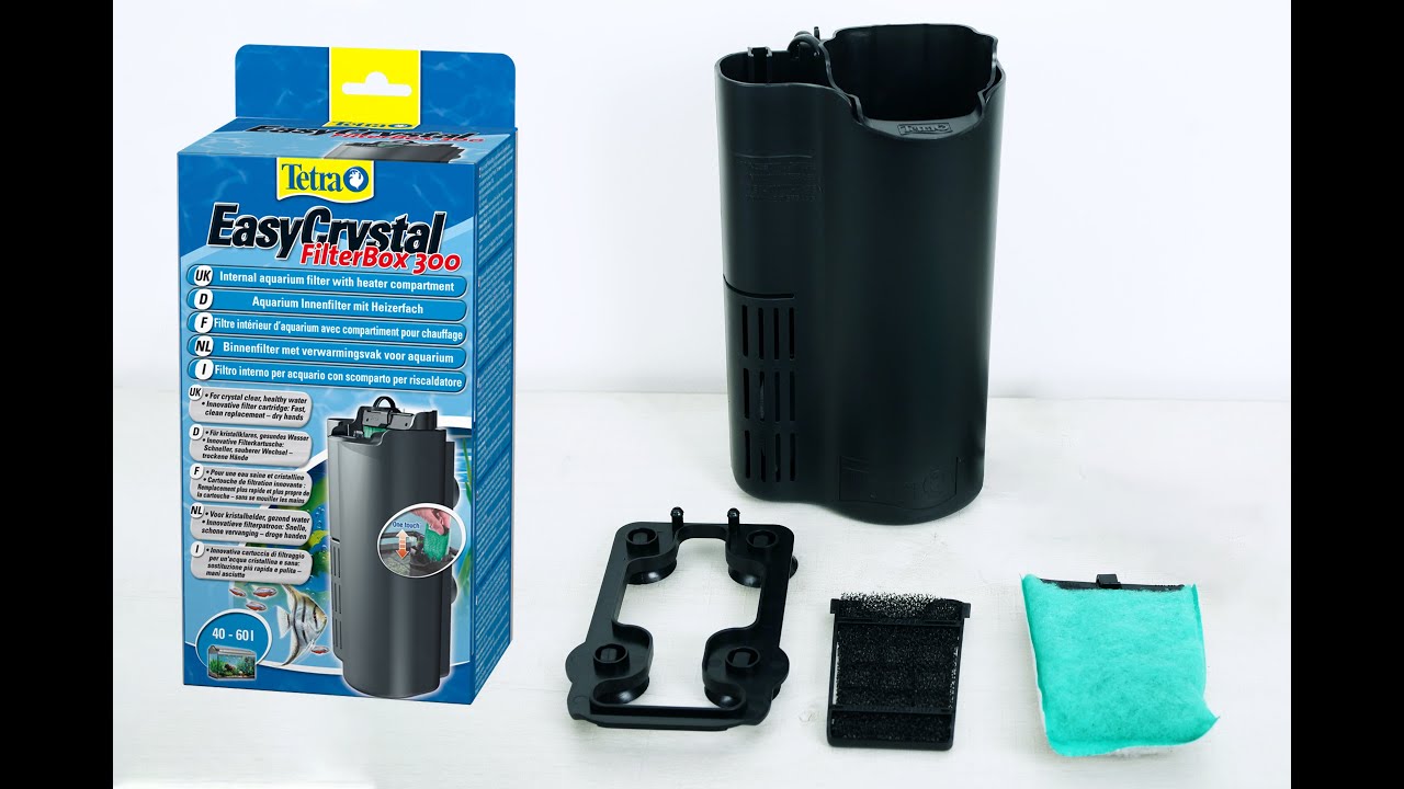 Tetra EasyCrystal : installation du filtre