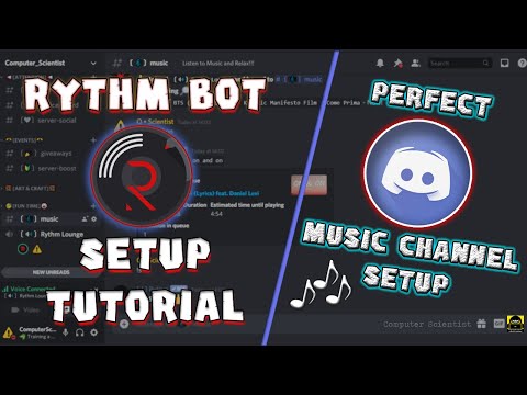 Rythm Bot Complete Setup Tutorial 2021 | Setup a Perfect Discord Music Channel | Discord Setup Video
