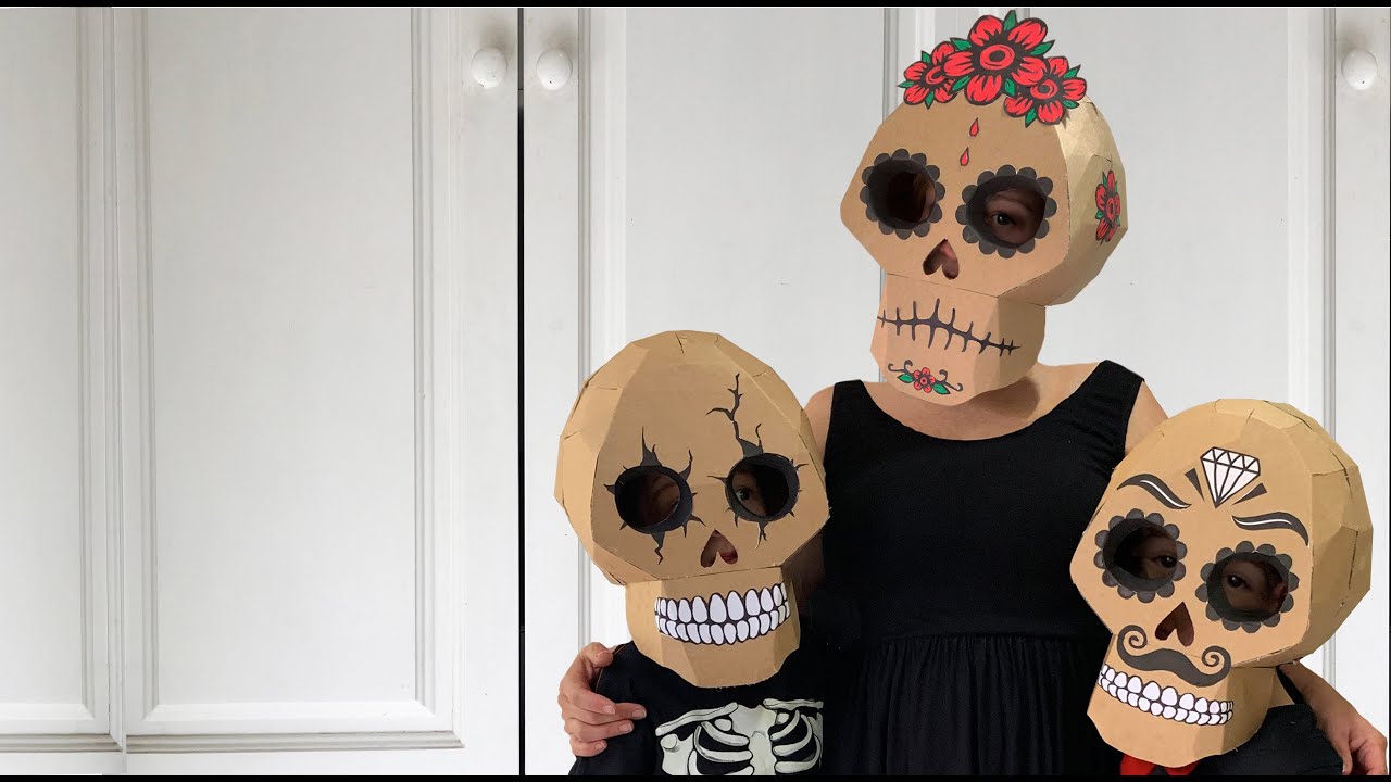 How to make a Cardboard Skull