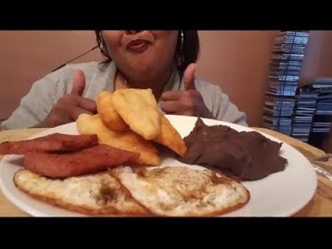 Semi Traditional Honduran breakfast