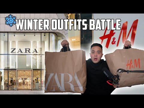 Shopping for Winter Outfits Zara vs H&M VLOG and Clothing Haul