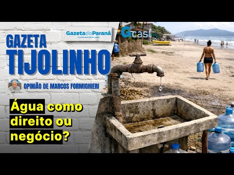 Falta água na torneira, sobra contrato estranho na conta | Tijolinho – Marcos Formighieri