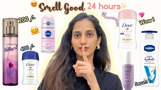 🥳💖 BUDGET PRODUCTS to *Smell good* all day !