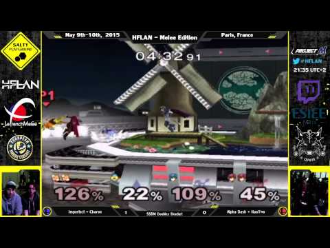 HFLAN - Imperfect + Charon Vs LOM | Alpha Dash + HaoTwo - SSBM Doubles Bracket Winners R3