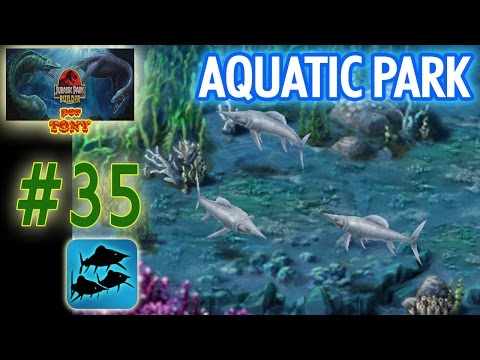 Aquatic Park Builder "Cap. 35 - Conseguir monstruo marino: Protosphyraena" por Tony