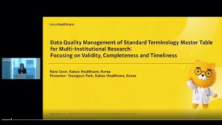 Data quality management of standard terminology master table for institutional research - Park (KR) 