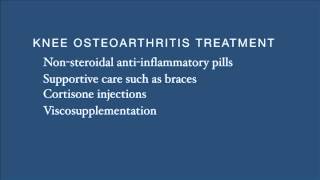 Knee Osteoarthritis Treatments